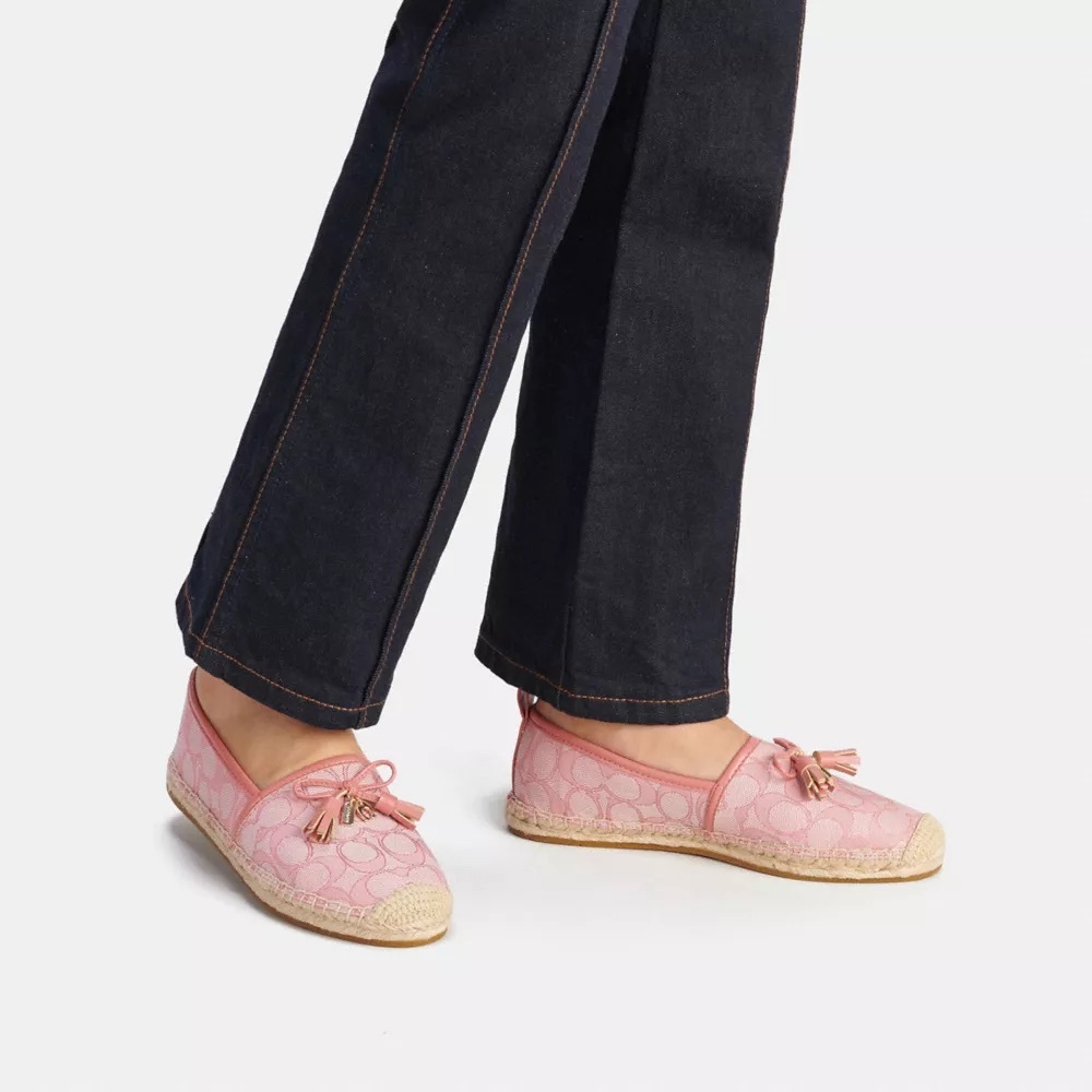Coach Carson espadrille pink
